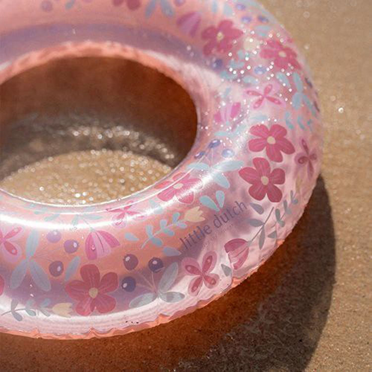 Thumbnail: Pink Flowers Swimming Ring