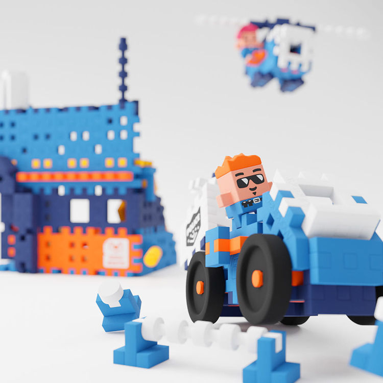 Thumbnail: Mini Waffle City: Police Station