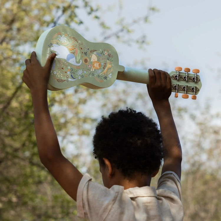 Thumbnail: Wooden Guitar - Green - Safari Friends