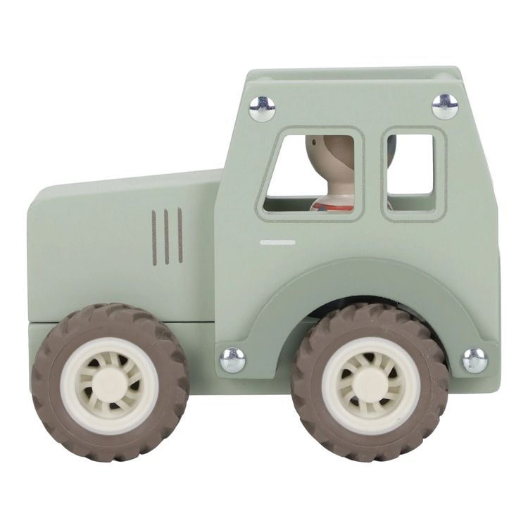 Thumbnail: Wooden Tractor - Green