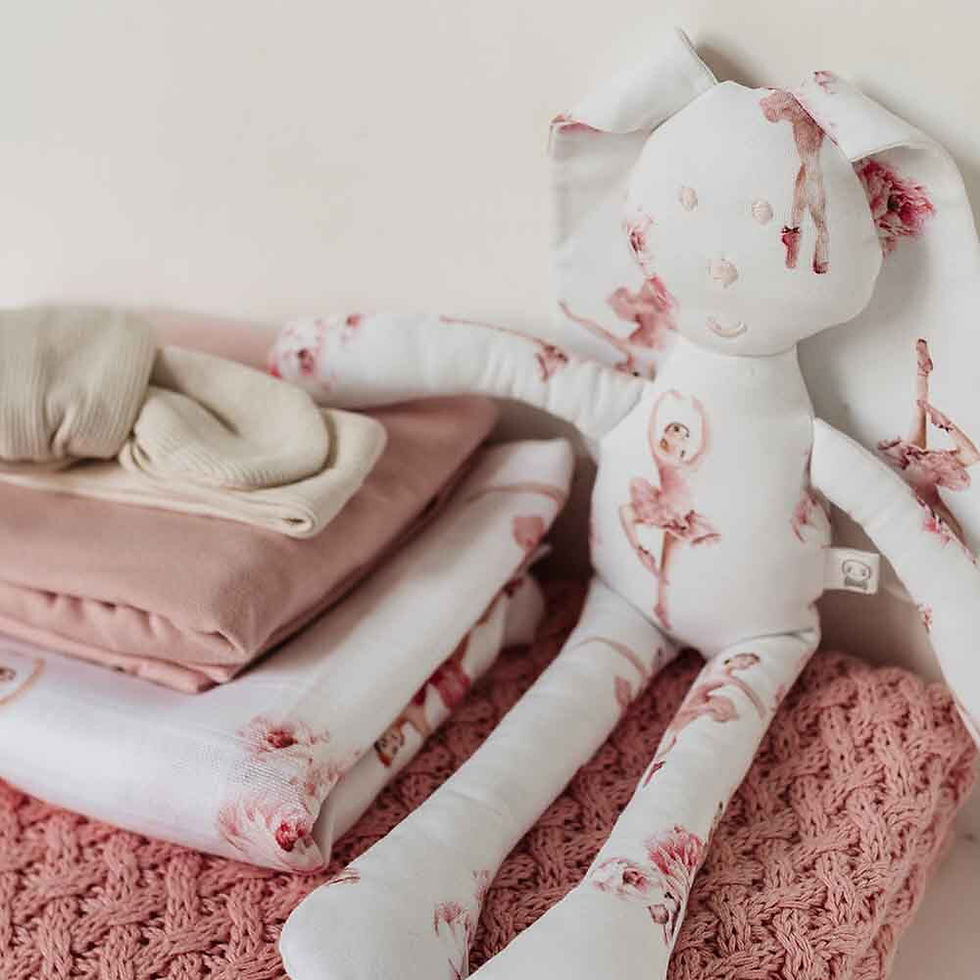 Thumbnail: Organic Snuggle Bunny - Ballerina
