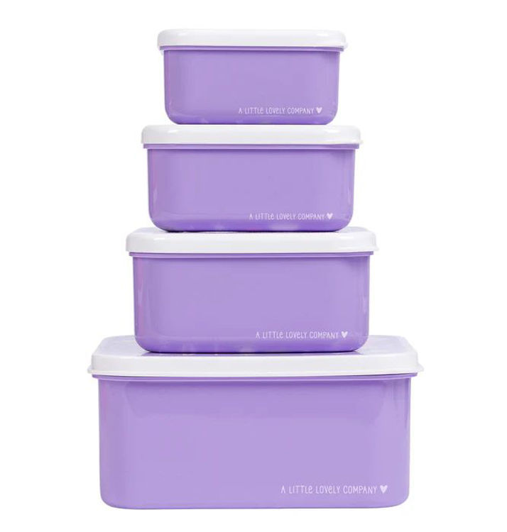 Thumbnail: Lunch & Snack Box Set: Unicorn Dreams