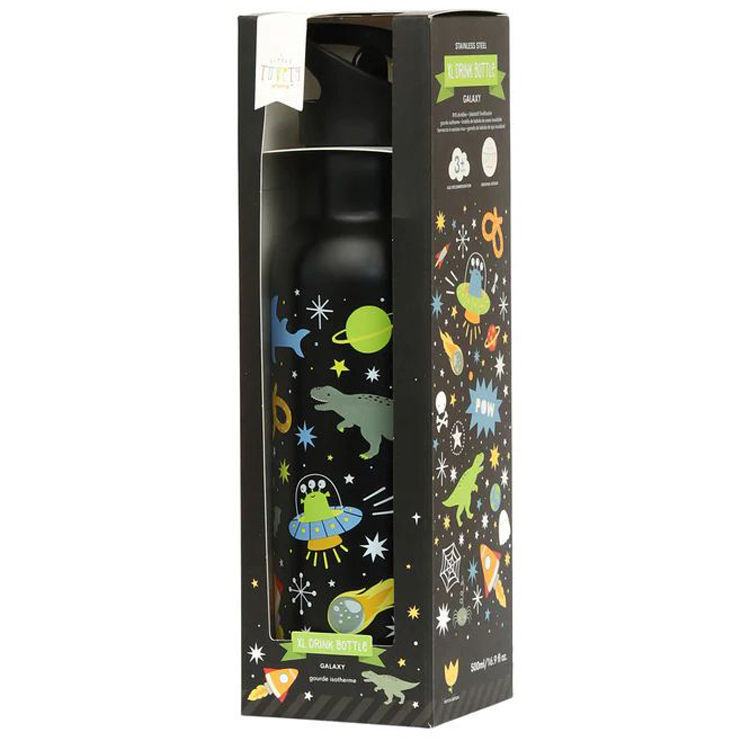 Thumbnail: XL Stainless Steel Drink Bottle: Galaxy