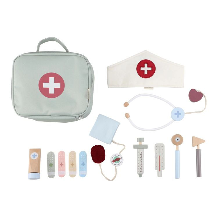 Thumbnail: Wooden doctor's set - Green - Essentials