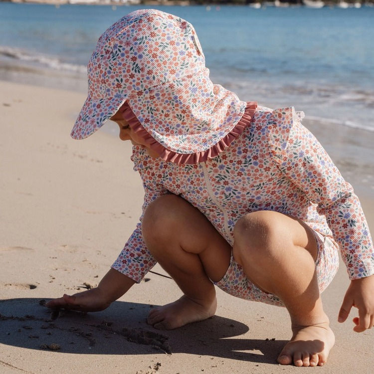 Thumbnail: Swimming cap - Floral print