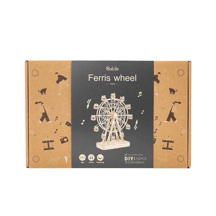 Thumbnail: Ferris Wheel 3D Wooden Puzzle Music Box