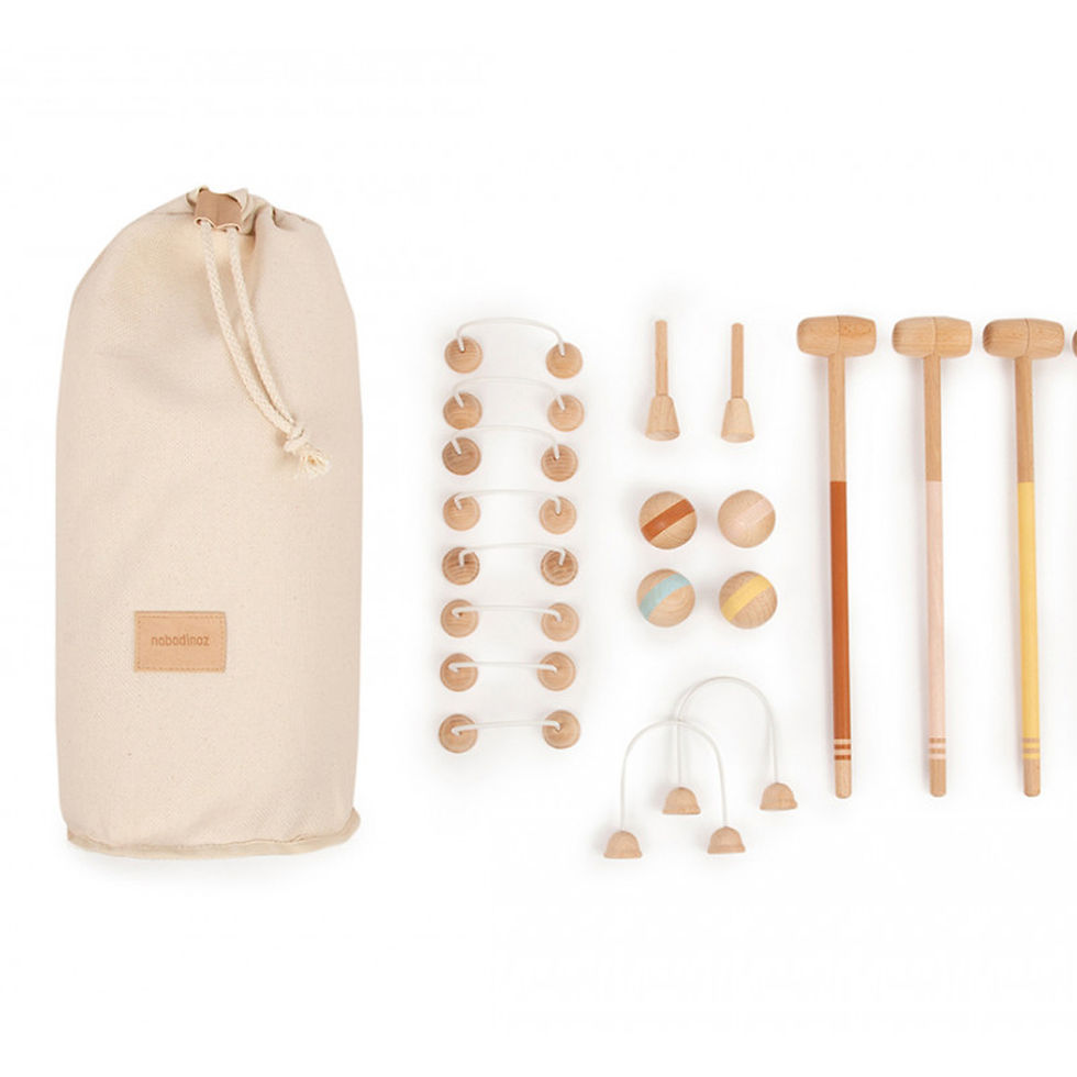Wooden Mini Croquet Set