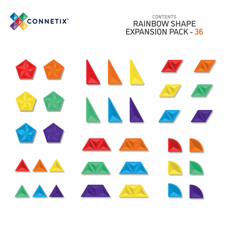 Thumbnail: 36pc Rainbow Shape Expansion Pack