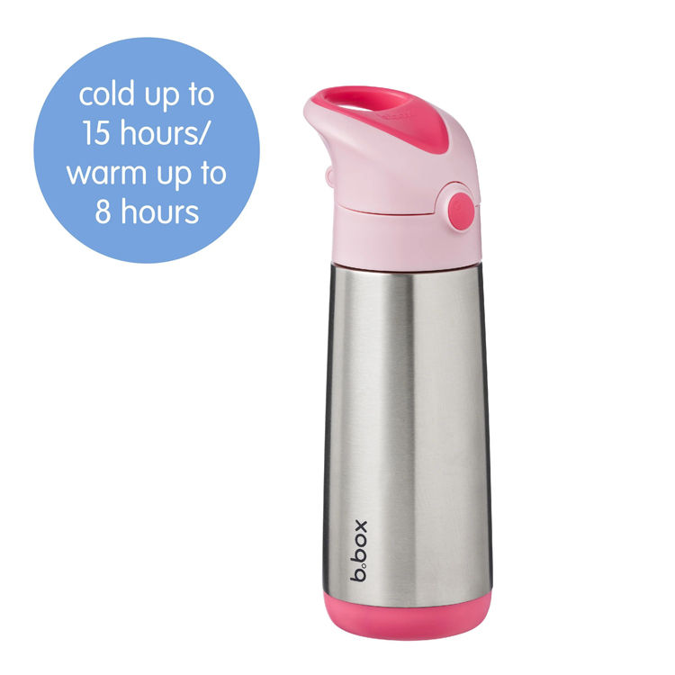 Thumbnail: 500mL Insulated Drink Bottle - Flamingo Fizz