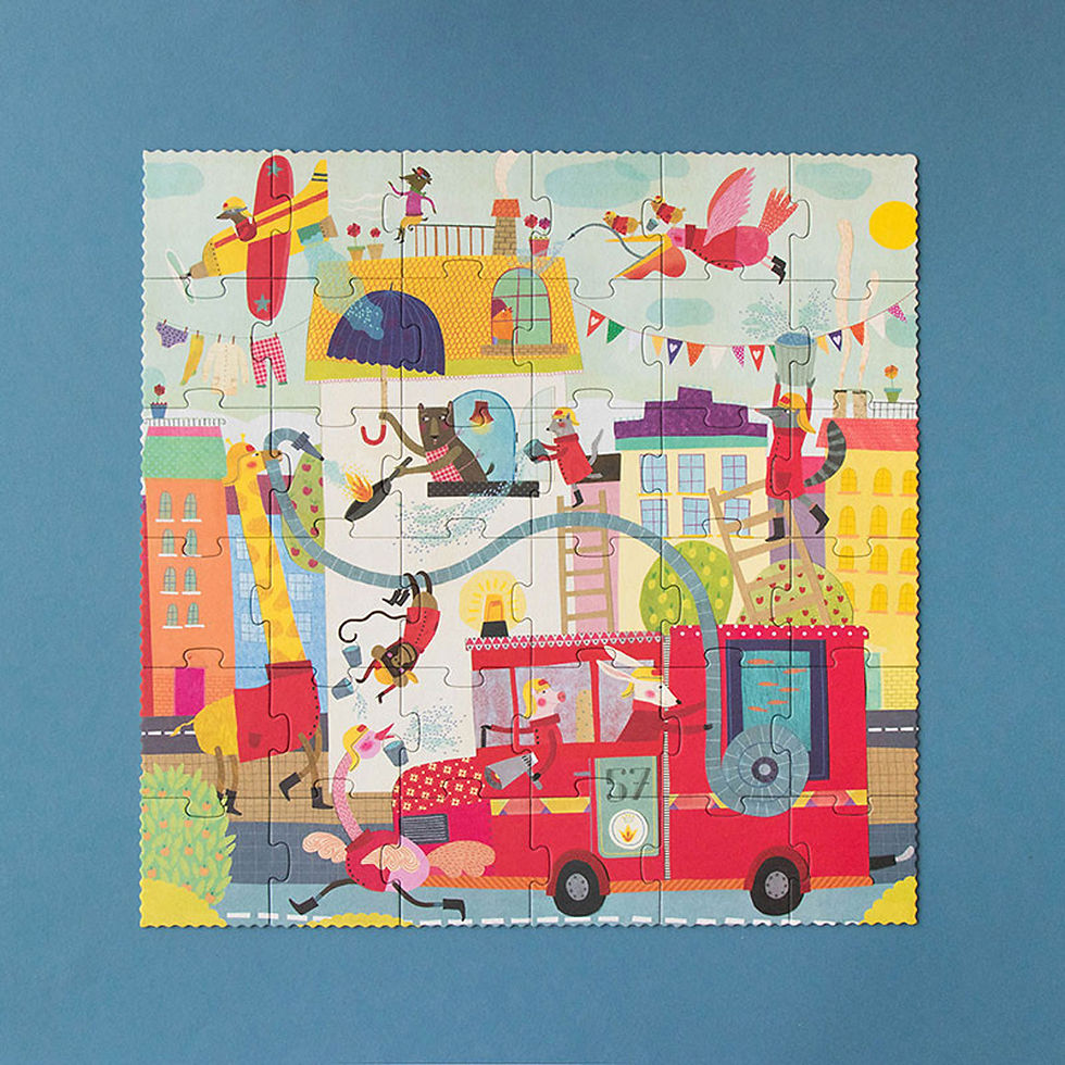Thumbnail: I Want To Be Firefighter Puzzle