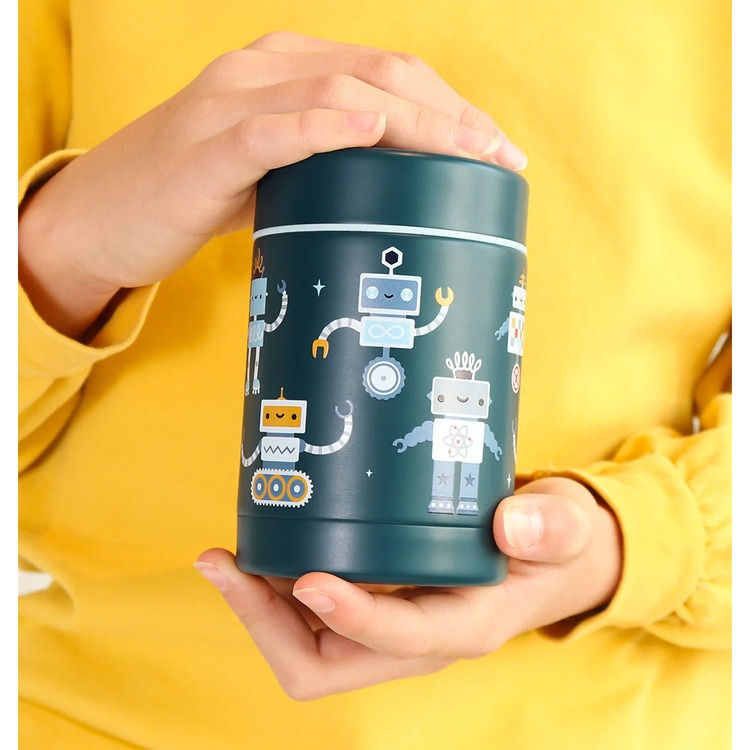 Thumbnail: Insulated Stainless Steel Food Jar: Robots