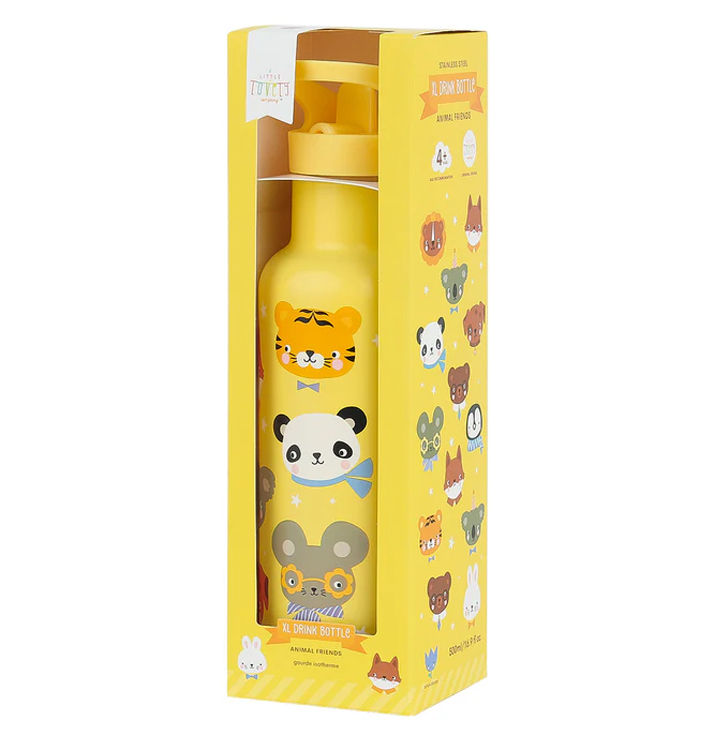 Thumbnail: Stainless steel drink bottle: Animal friends