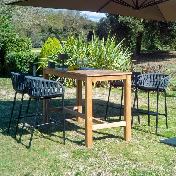 Thumbnail: Drop Bar Stool With Cushion