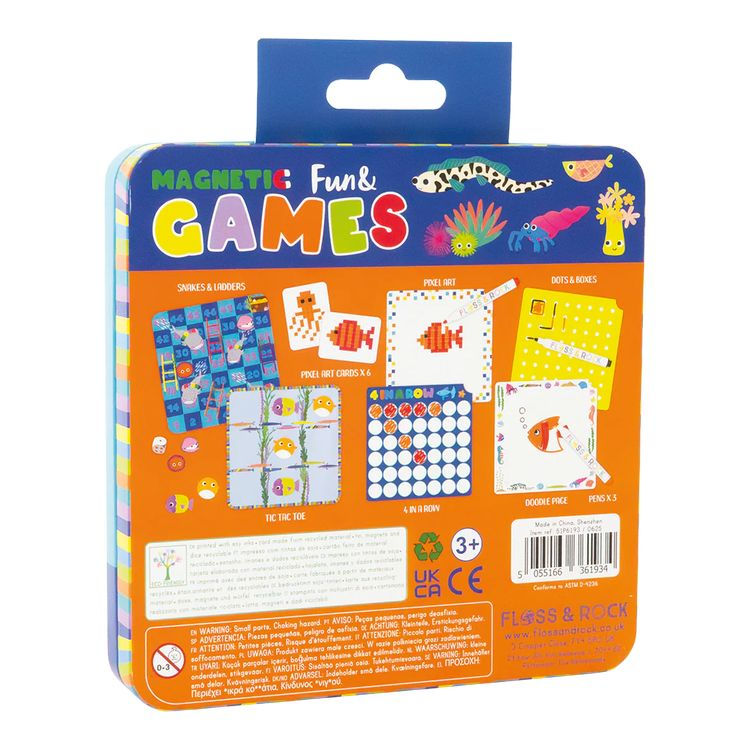 Thumbnail: Magnetic Fun & Games Tin - Ocean
