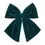 Thumbnail: Forest Green Velvet Bow Clip