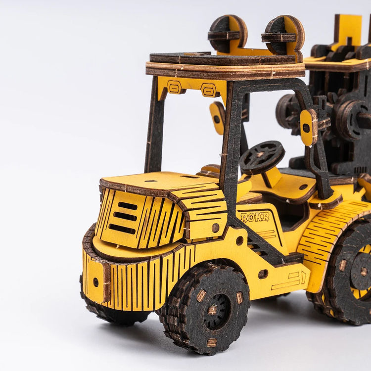 Thumbnail: Forklift Engineering Vehicle 3D Wooden Puzzle