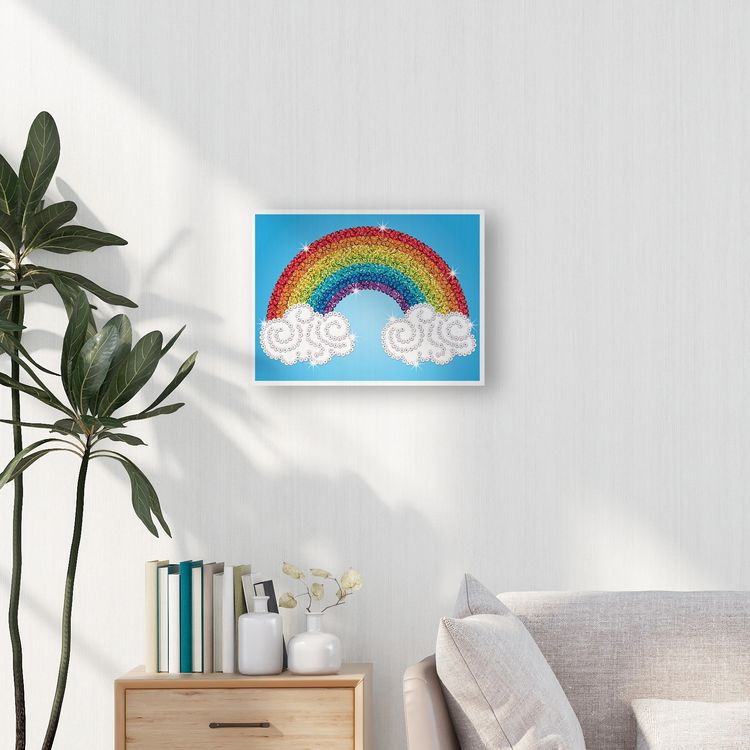 Thumbnail: Rainbow, Sequin Art Red