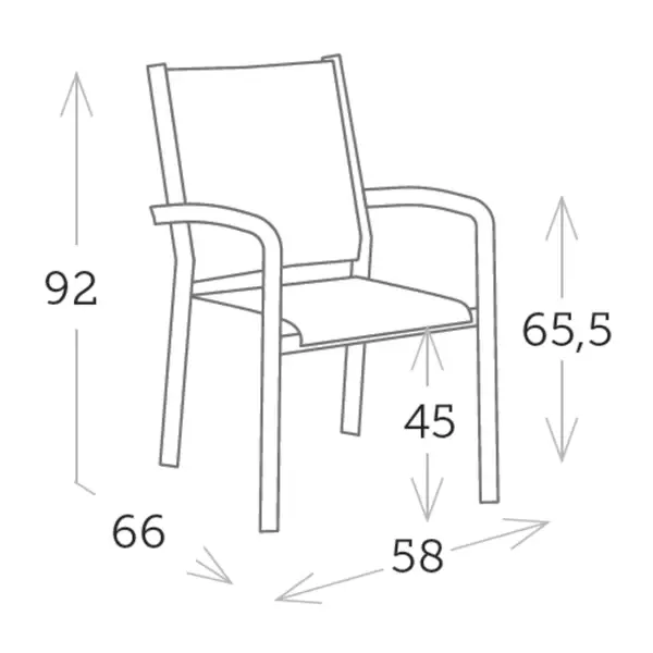Thumbnail: Cosmo Stackable Dining Room Armchair