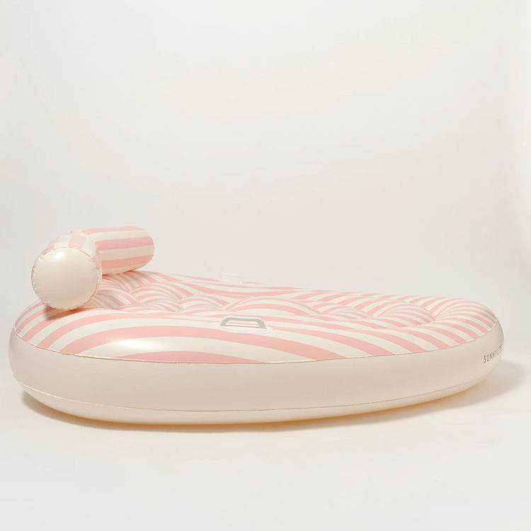 Thumbnail: Twin Lie-On Float Stole My Heart Pink Stripe