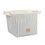 Thumbnail: Django Toy Basket - Blue Thin Stripes Natural