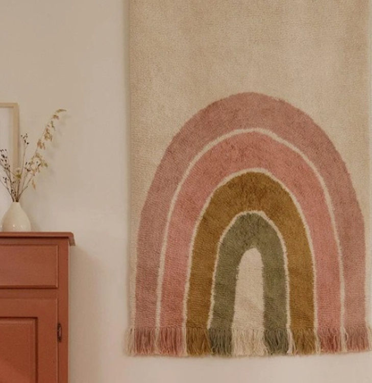 Thumbnail: Rug Rainbow - Pink 130 x 90 cm