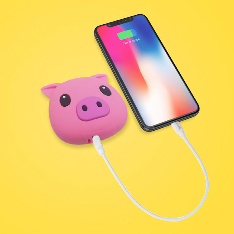 Thumbnail: Emoji Pig - Power Bank 2200 Mah