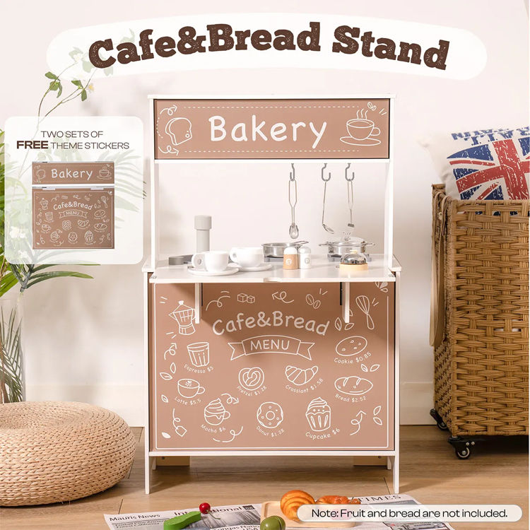 Thumbnail: Wooden Kids Play Kitchen Set - DIY Stickers