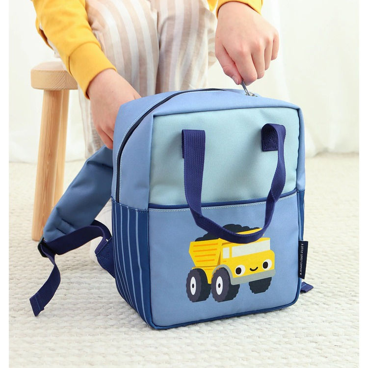 Thumbnail: Little Square Backpack: Dumptruck