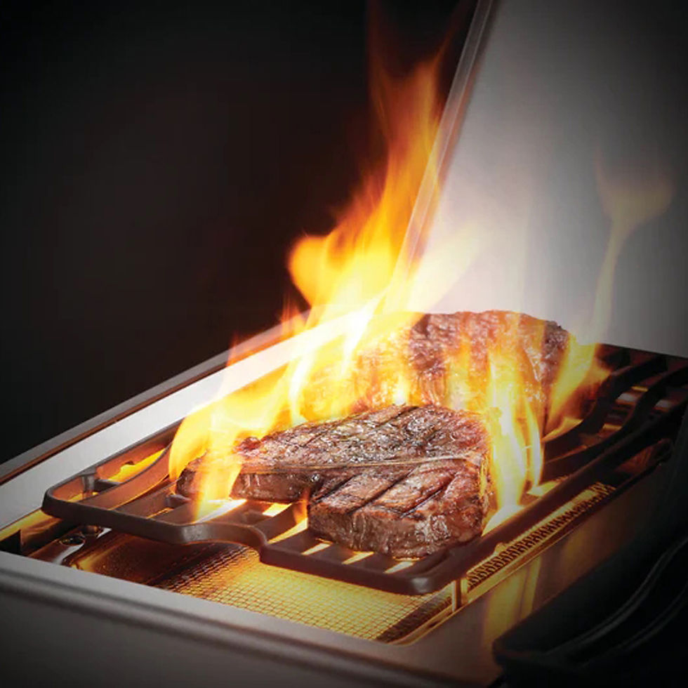 Thumbnail: Rogue® SE 425 Propane Gas Grill with Infrared Rear and Side Burners, Black