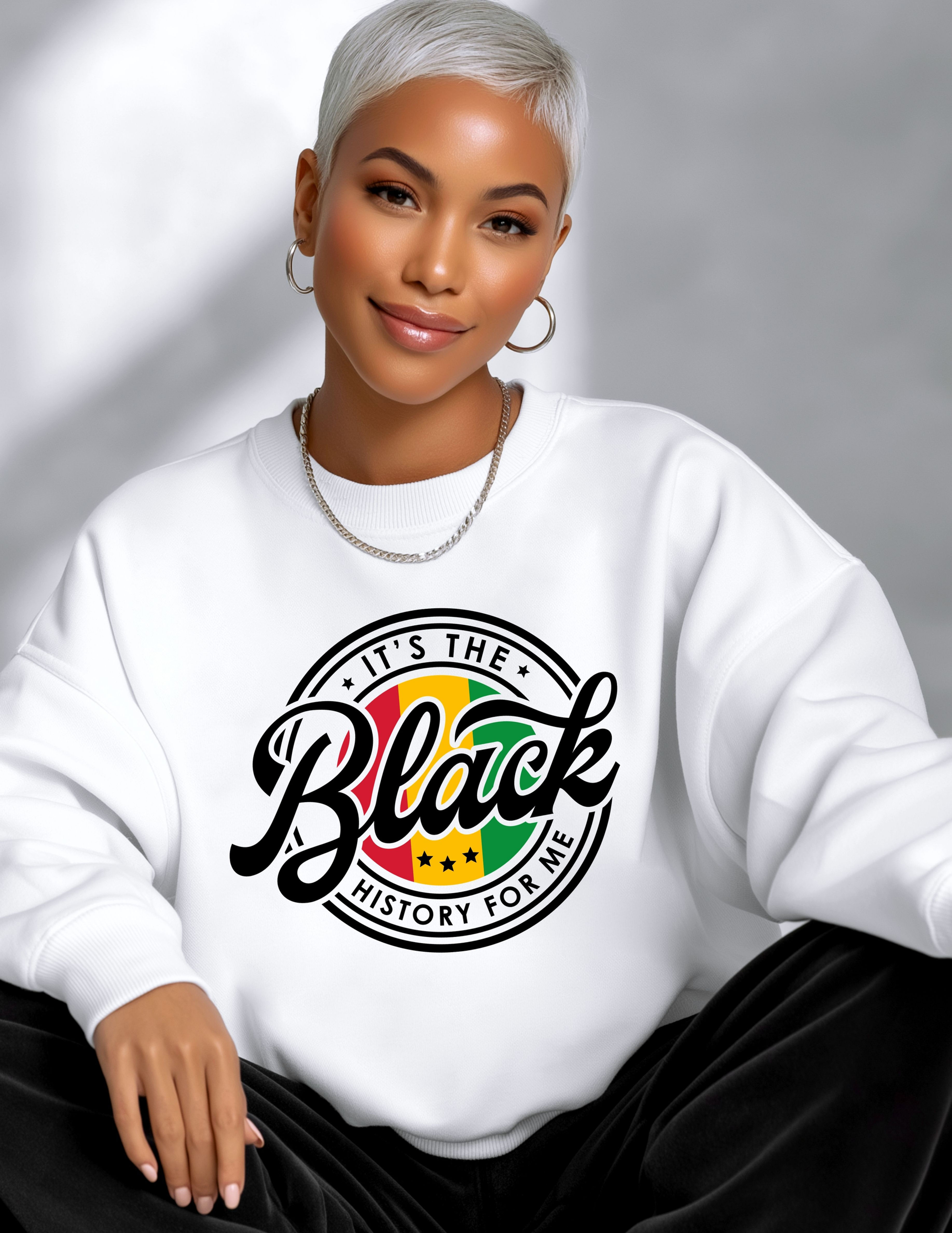 IT'S THE BLACK HISTORY FOR ME- Sweatshirt(BLACK)