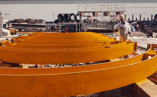 Sheet piles painting