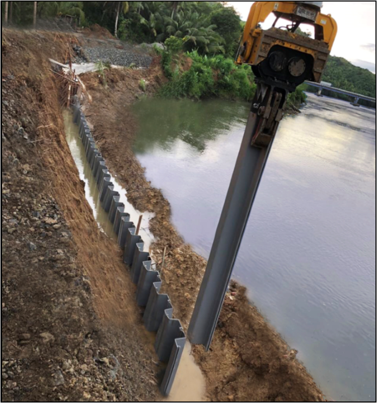 vinyl sheet pile supplier, pvc sheet piling, plastic sheet piles