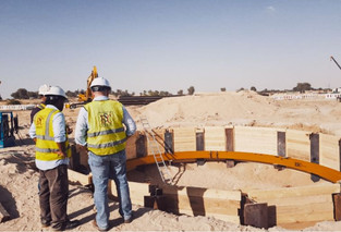 Sheet piles application 