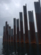 Infill Sheet Piles installed.
