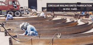 Circular waling fabrication
