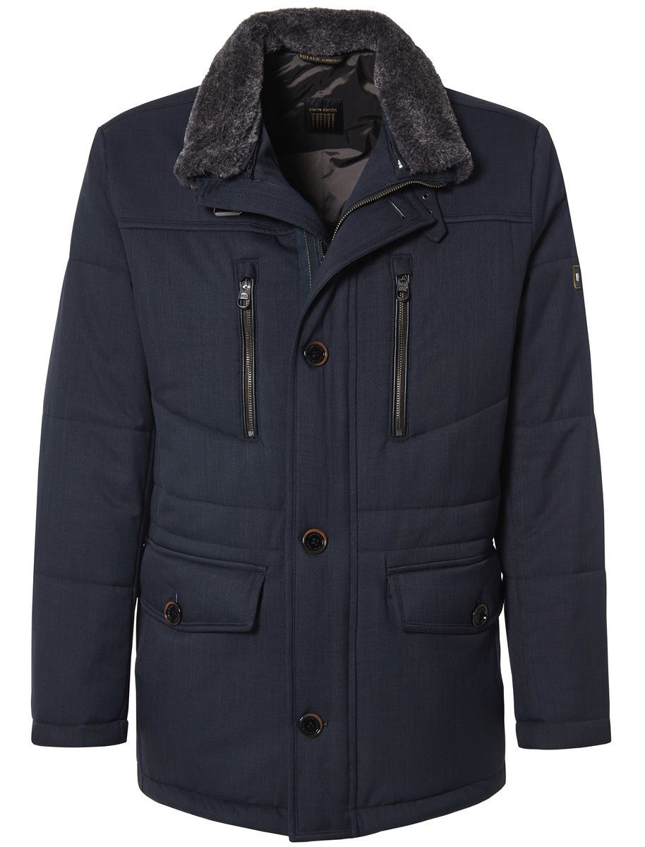 Miniature : Parka Pierre Cardin Matelassé Marine