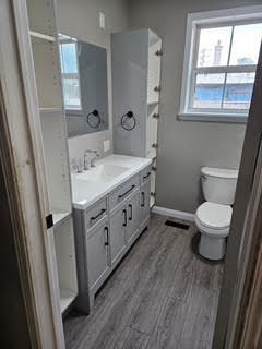 Small bathroom after