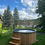 Thumbnail: Scandinavian Eco Lux Wood Fired Hot Tub-with Jets and LIghts-5-6 person