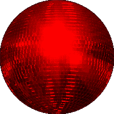 red disco ball.gif