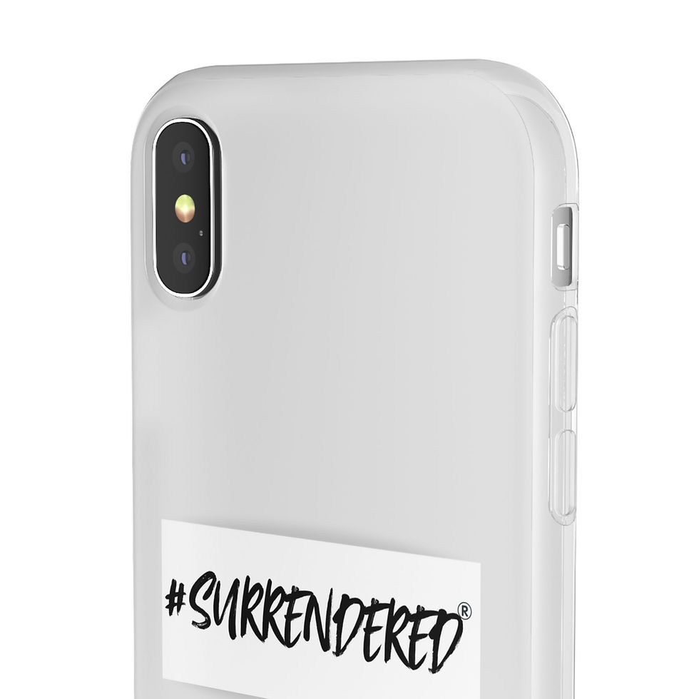 Miniatura: #SURRENDERED Flexi Case — Slim Protective Phone Case with Hashtag Script Design