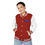 Thumbnail: Letterman Jacket — #Surrendered Retro Varsity Jacket (Red & White)