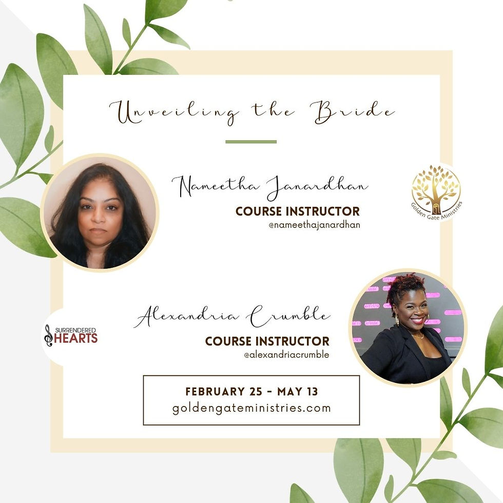 Unveiling the Bride - Intimacy with Jesus