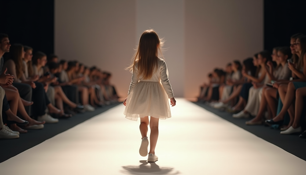 начинающие модели на показе мод