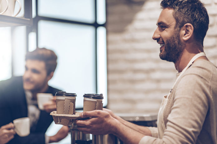 Barista with Coffee