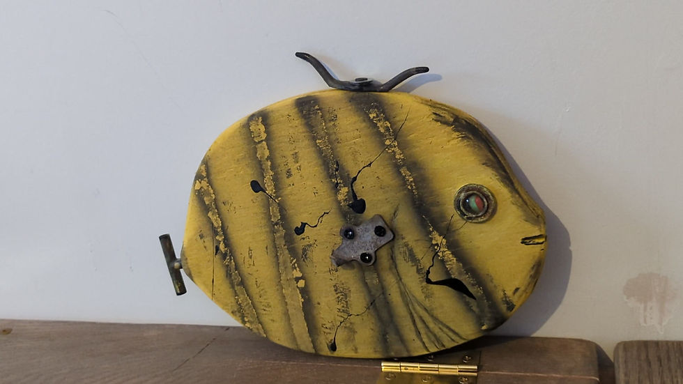 Thumbnail: Hand made Tropical Recycled Art Fish