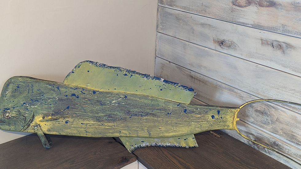 Thumbnail: Recycled Primitive Fish "Mahi Mahi" One of a Kind