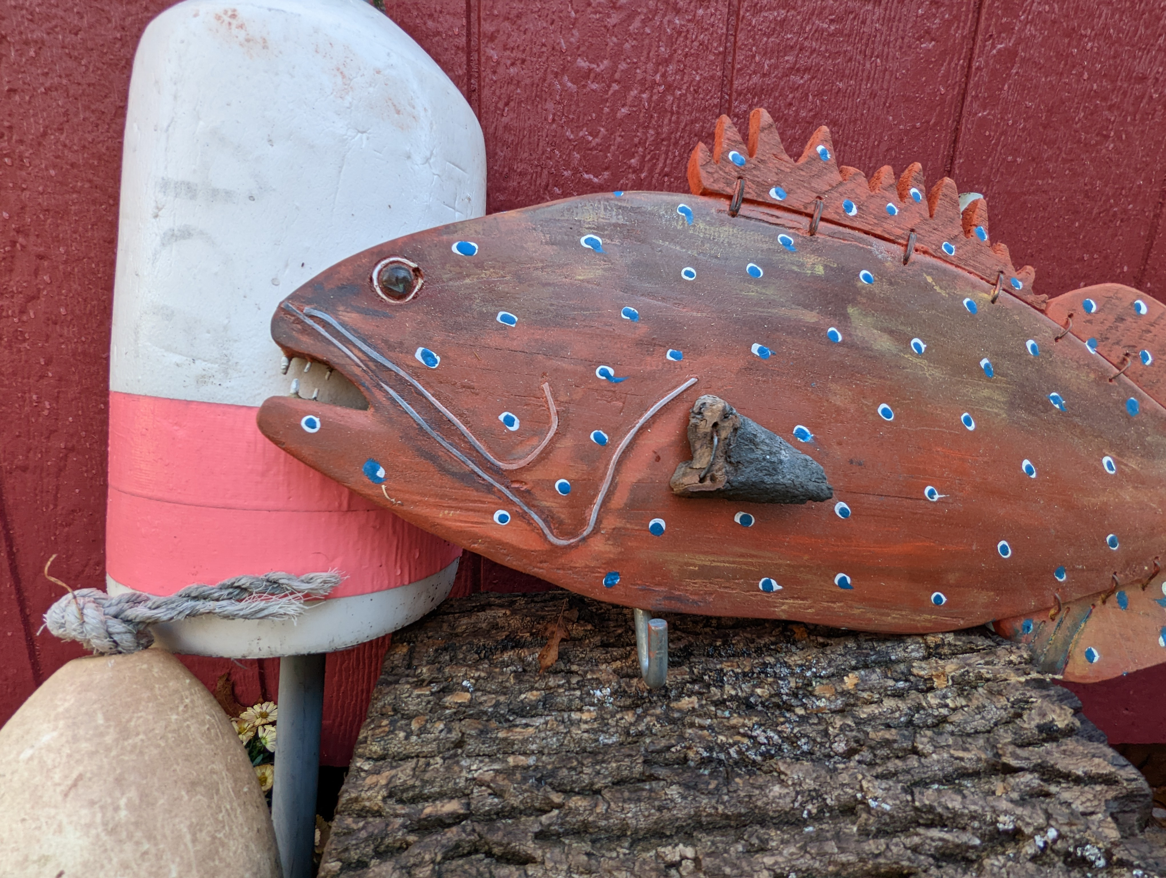 Recycled Primitive Fish "Sea Trout" One of a Kind