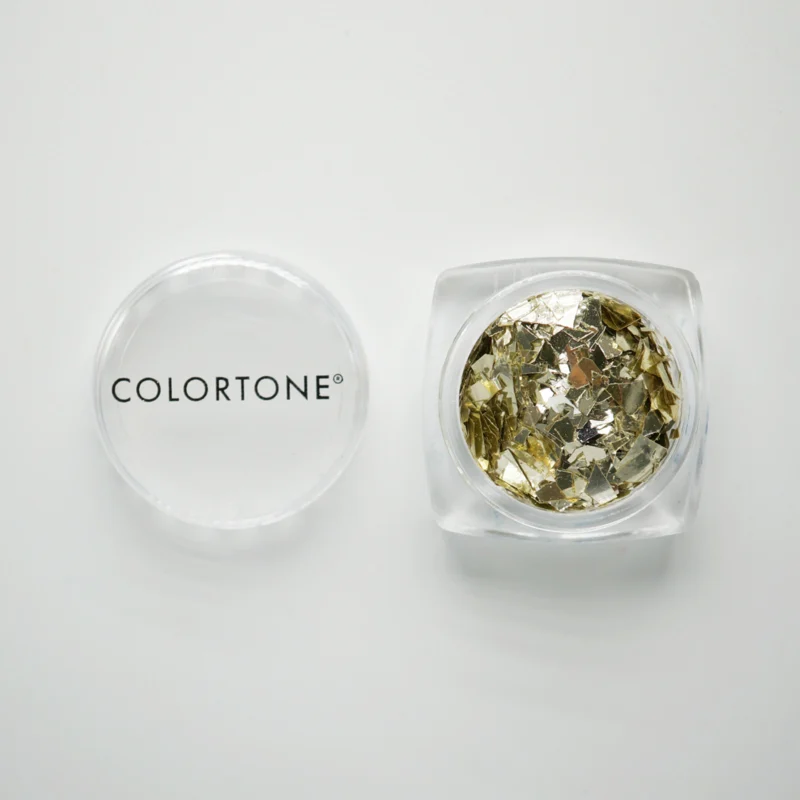 Broken mirror - Champagne - Colortone Inlay glitter - jar
