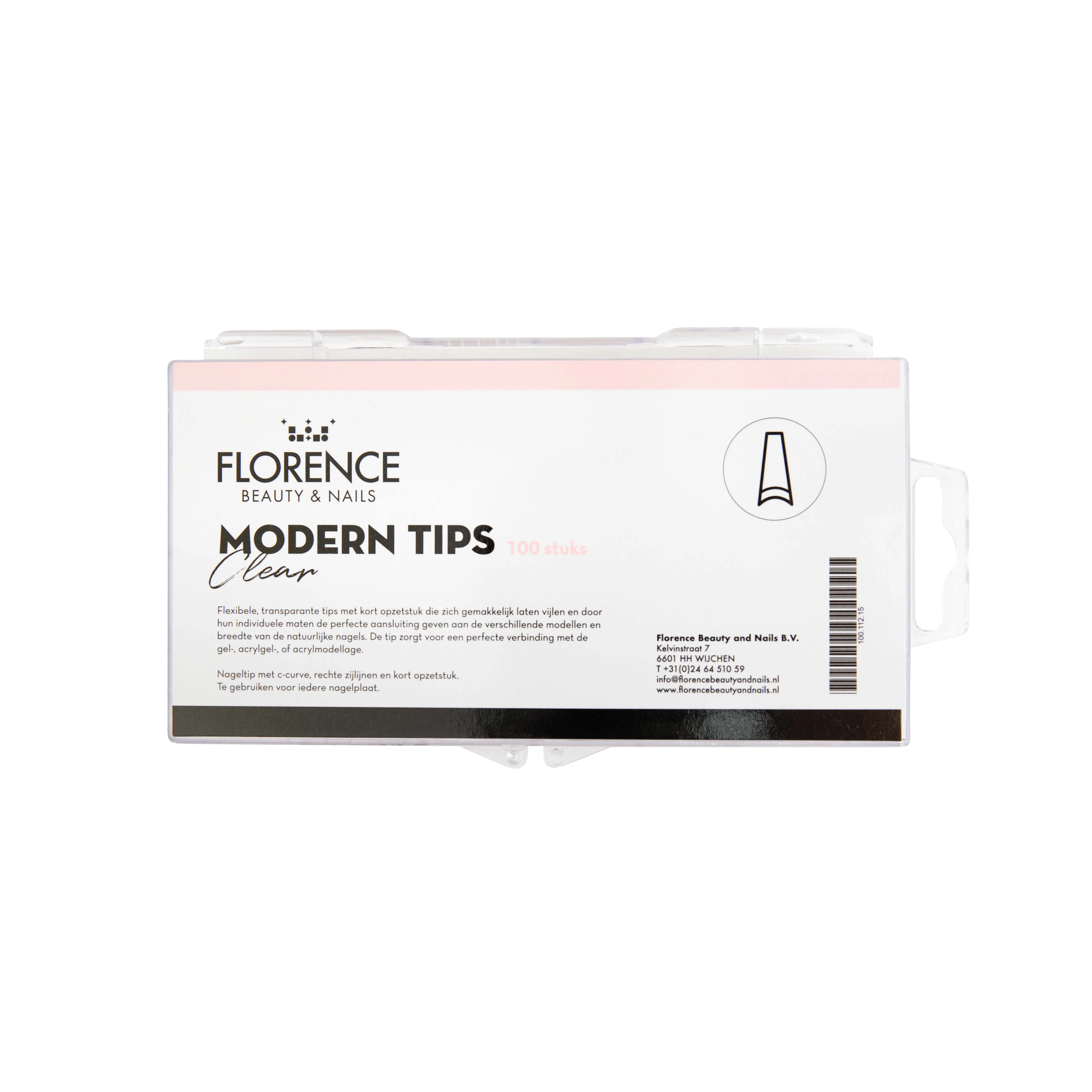 Modern Tips doos - 100 stuks - Florence nails