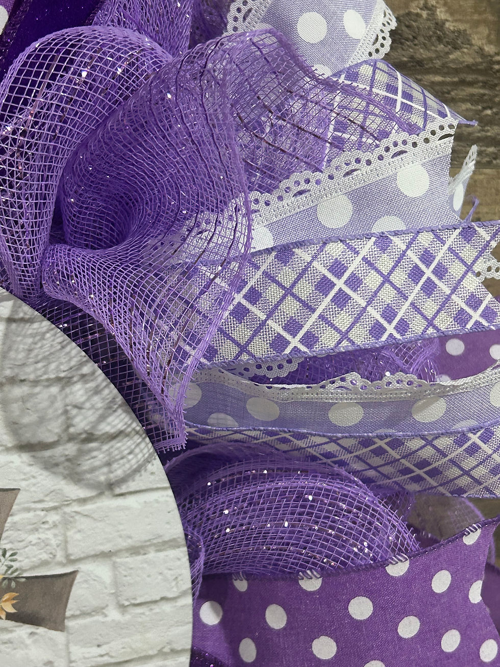 Thumbnail: Purple Cross Easter Wreath